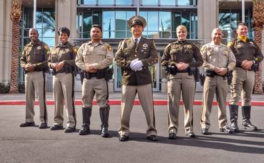 Apparently the LVMPD has the right to remain stylish!
