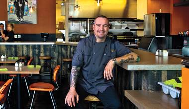 The veteran chef pulls triple duty at MTO Café, RM Seafood and Rx Boiler Room. How?