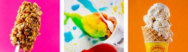 Ice creams, snow cones, frozen bananas and other colorful delights that taste as good as they look.