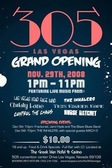 Grand Opening of the 305 Club at The Greek Isles 