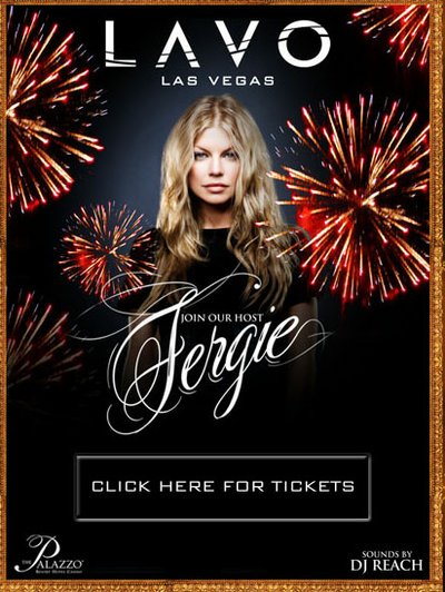 Fergie hosts New Year's Eve at Lavo