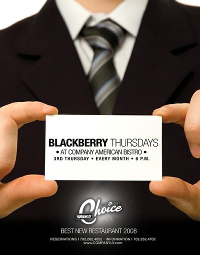 Blackberry Thursdays at Company American Bistro
