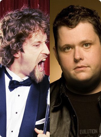 Josh Blue and Ralphie May at the Comedy Festival