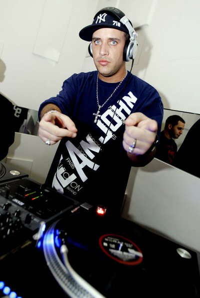 DJ Sizzahandz at Christian Audigier