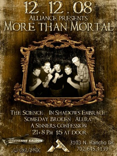 More Than Mortal at Cheyenne Saloon