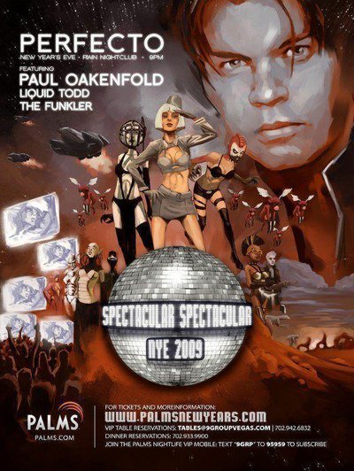 New Year's Eve at Rain with Paul Oakenfold