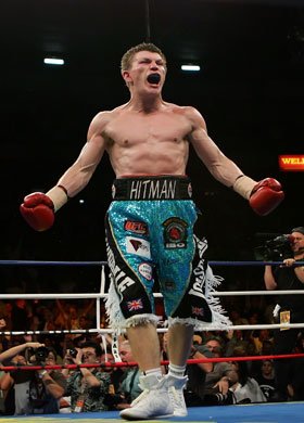 Boxing at MGM Grand with Ricky “The Hitman” Hatton and Paulie “The Magic Man” Malignaggi