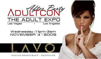 Adultcon after party at Lavo