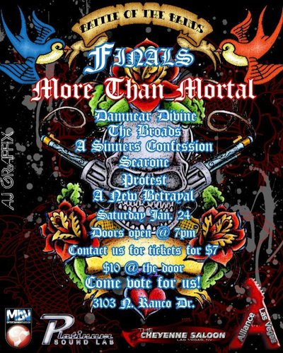 More Than Mortal at the Cheyenne Saloon