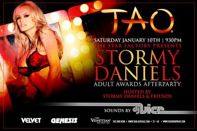 Stormy Daniels at the Adult Awards Afterparty at Tao