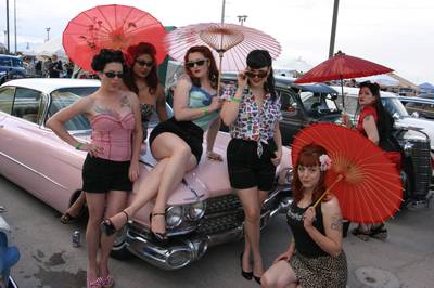The Viva Las Vegas Shifters Car Show at the Orleans