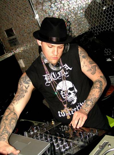 Joel Madden at Moon