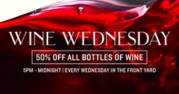 Wine Wednesdays in the Front Yard