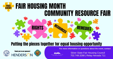 Fair Housing Month Community Resource Fair