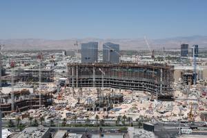 The $13 billion CityCenter project on the Strip.