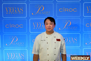 Chef Peter Woo from Woo's Restaurant at the Palazzo.
