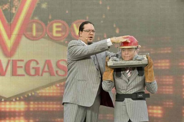Early risers Penn & Teller give The View audience a taste of Vegas entertainment.