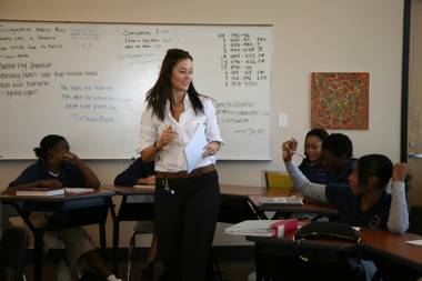 Eugenia Laurel teaches creative writing at Andre Agassi College Preparatory Academy.