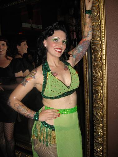 Cha Cha Velour, one of the Babes in Sin, the only vintage burlesque troupe in Vegas.