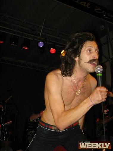 The clothing came off quickly at the Gogol Bordello show. 