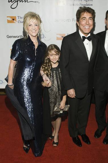 Steve and Elaine Wynn with granddaughter Marlow.