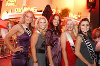 Miss Nevada 2009 contestants gather outside Hawaiian Tropic Zone for a meet and greet. 