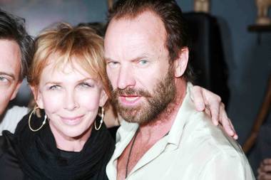 Trudie Styler and Sting at Tao Lounge at Sundance in 2009.