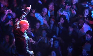 Common performed at The Palms on Tuesday to promote his new designs with Microsoft’s T-shirt line, Softwear, which he partnered with in December. Common’s four new designs premiered at this week’s MAGIC conference at the Las Vegas Convention Center. 
