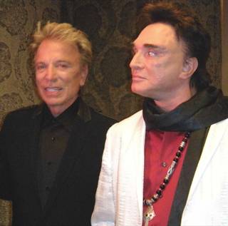 Siegfried & Roy backstage after their reunion and farewell performance.