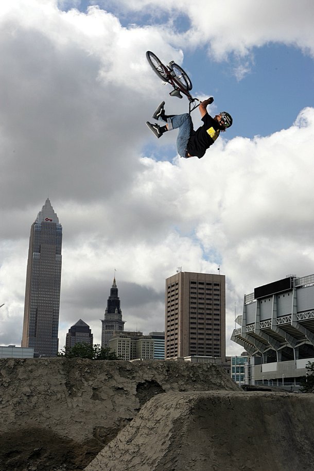 TJ Lanvin on the Dew Action Sports Tour Cleveland in 2007.
