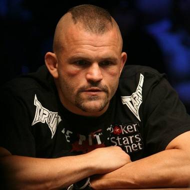 UFC fighter and WSOP player Chuck “The Iceman” Liddell.