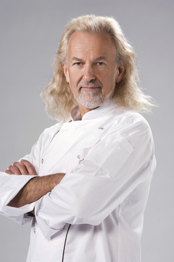 Hubert Keller of Fleur de Lys and Burger Bar is one of 24 elite chefs competing on Bravo's Top Chef Masters.