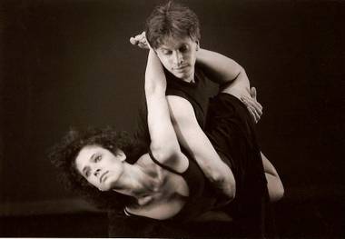 Dancers Kelly Roth and Angela Palmeri-Davis.