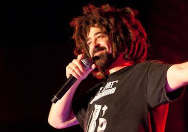 Singer Adam Duritz and his band Counting Crows headline with Augustana at Red Rock Resort on July 24, 2009.