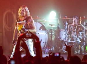 Motley Crue's Vince Neil at The Joint in the Hard Rock Hotel.