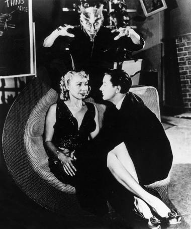 Fuller, Wood and Bela Lugosi, in 1953’s Glen or Glenda.