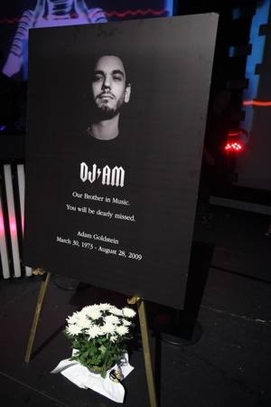 Rain's tribute to DJ AM in the Palms.
