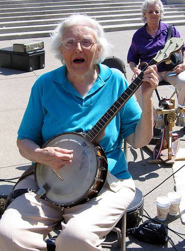 Grandmas and banjos always welcome in Hendertucky.
