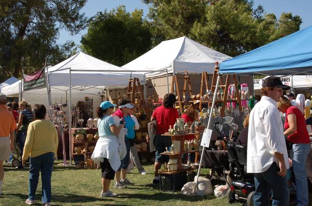 Art in the Park in Boulder City.