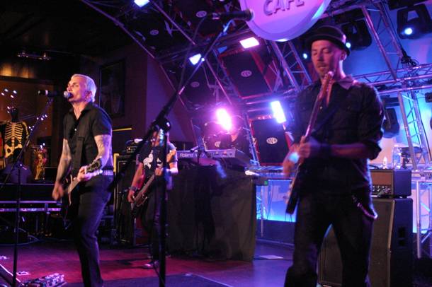 Everclear performed live at the Hard Rock Cafe on the Strip.