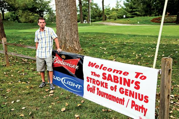 Sabin Orr was an avid golfer before his stroke. After his stroke, his friends held a charity golf event to raise money.