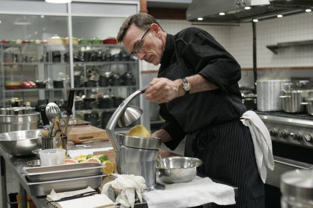 Rick Moonen during the first season of Top Chef Masters. The RM Seafood chef will return for season two.