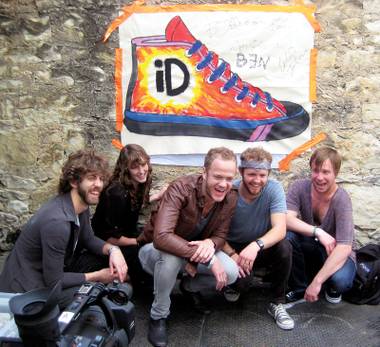 Customized kicks by Imagine Dragons at South by Southwest