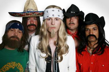 Move over Steel Panther, there’s a new mustache in town; make that five.