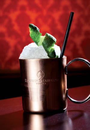 Herbs and Rye's rendition of the classic Moscow Mule made with vodka, lime juice and ginger beer.