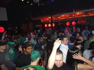 A packed house at Forbes during a dubstep party in March on St. Patrick's Day.