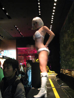 Fur bikinis at Vegas Uncork'd? Why not, I say. 