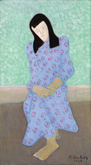  Milton Clark Avery’s “The Artist’s Daughter in a Blue Gown”