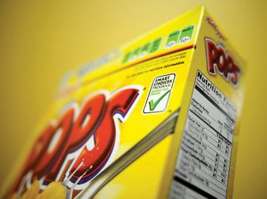 The FDA may soon start putting nutritional info on the front of products.