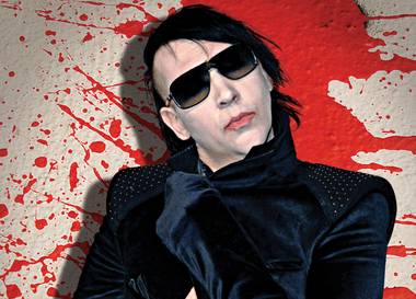 The man who needs no Halloween costume, Marilyn Manson, hosts at Haze October 30.